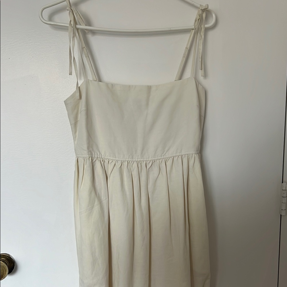 Cream Midi Dress